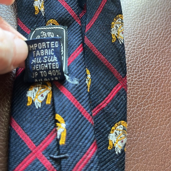 Polo Ralph Lauren stripped narrow club men’s silk tie - Picture 4 of 4